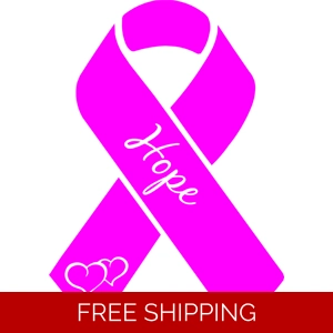 Breast Cancer Ribbon- Hope